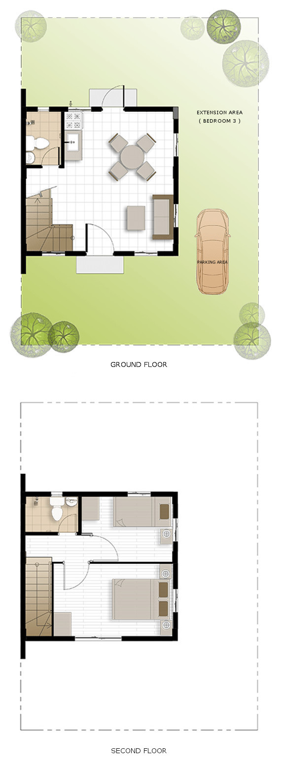 Bella Floor Plan House and Lot in Bohol